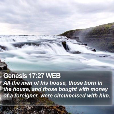Genesis 17:27 WEB Bible Verse Image