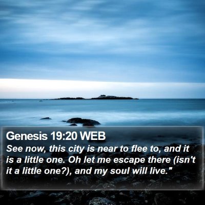 Genesis 19:20 WEB Bible Verse Image