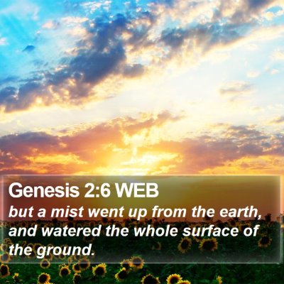 Genesis 2:6 WEB Bible Verse Image