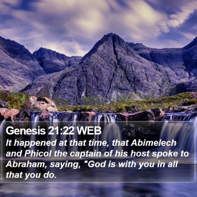 Genesis 21:22 WEB Bible Verse Image