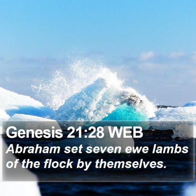 Genesis 21:28 WEB Bible Verse Image