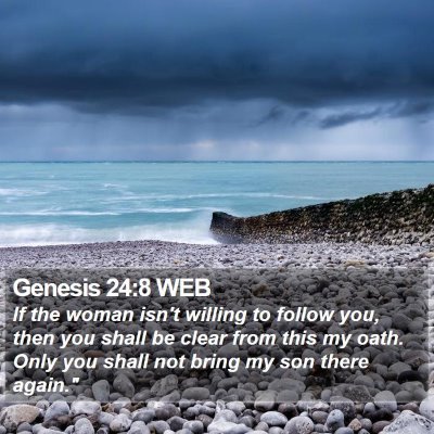 Genesis 24:8 WEB Bible Verse Image