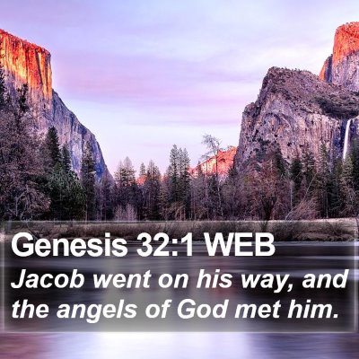 Genesis 32:1 WEB Bible Verse Image