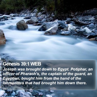 Genesis 39:1 WEB Bible Verse Image