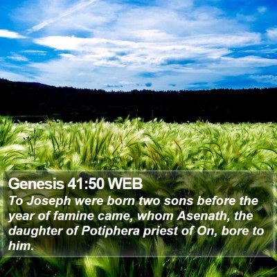Genesis 41:50 WEB Bible Verse Image