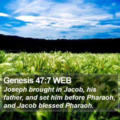 Genesis 47:7 WEB Bible Verse Image