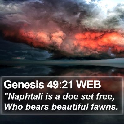 Genesis 49:21 WEB Bible Verse Image