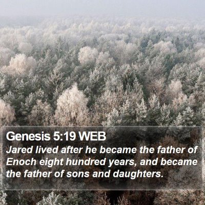 Genesis 5:19 WEB Bible Verse Image
