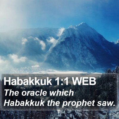 Habakkuk 1:1 WEB Bible Verse Image