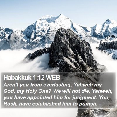 Habakkuk 1:12 WEB Bible Verse Image