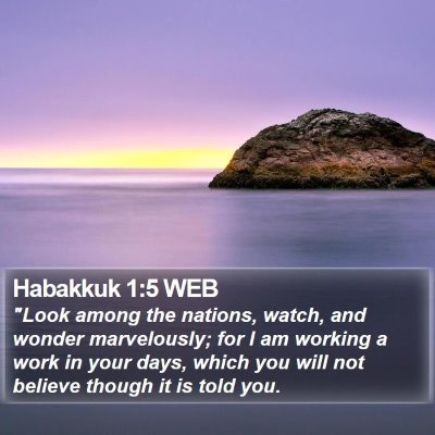 Habakkuk 1:5 WEB Bible Verse Image