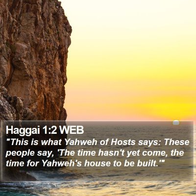 Haggai 1:2 WEB Bible Verse Image