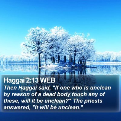 Haggai 2:13 WEB Bible Verse Image