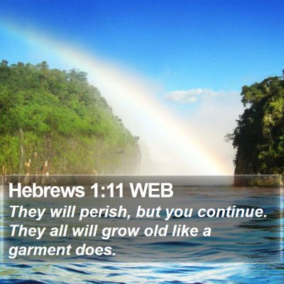 Hebrews 1:11 WEB Bible Verse Image