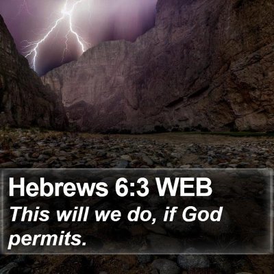 Hebrews 6:3 WEB Bible Verse Image