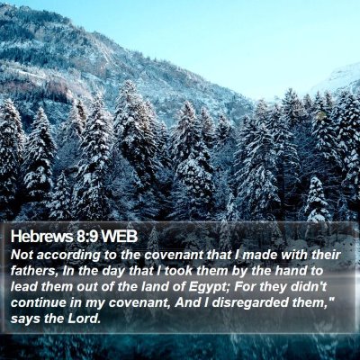 Hebrews 8:9 WEB Bible Verse Image