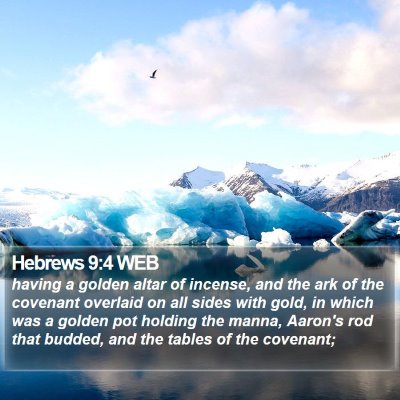 Hebrews 9:4 WEB Bible Verse Image