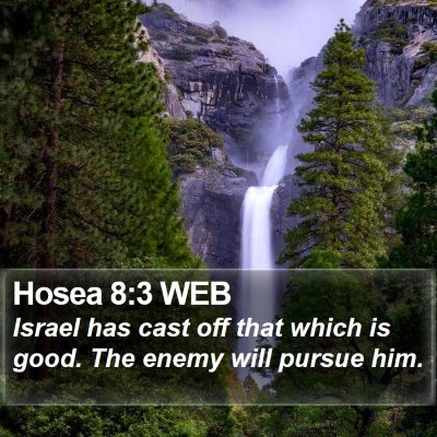 Hosea 8:3 WEB Bible Verse Image