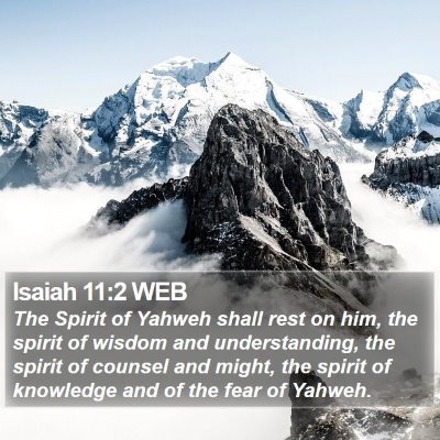 Isaiah 11:2 WEB Bible Verse Image