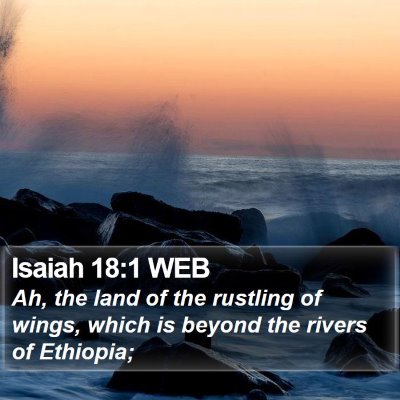 Isaiah 18:1 WEB Bible Verse Image