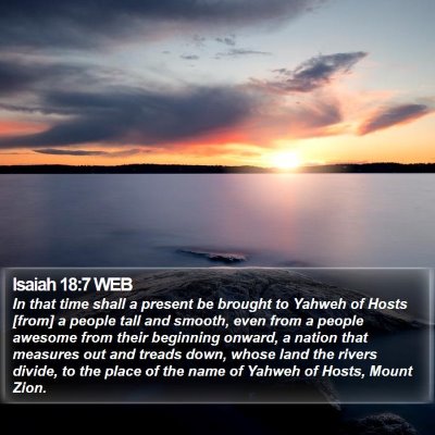 Isaiah 18:7 WEB Bible Verse Image