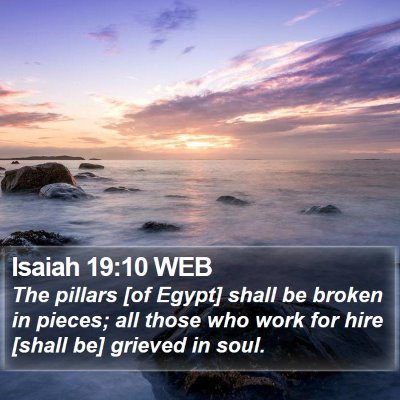 Isaiah 19:10 WEB Bible Verse Image