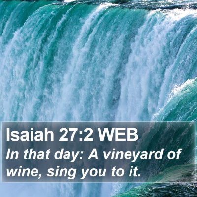 Isaiah 27:2 WEB Bible Verse Image