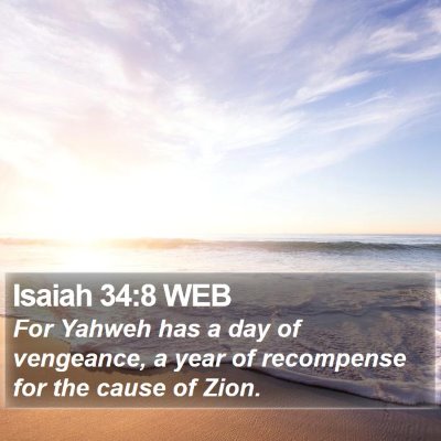 Isaiah 34:8 WEB Bible Verse Image