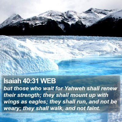 Isaiah 40:31 WEB Bible Verse Image