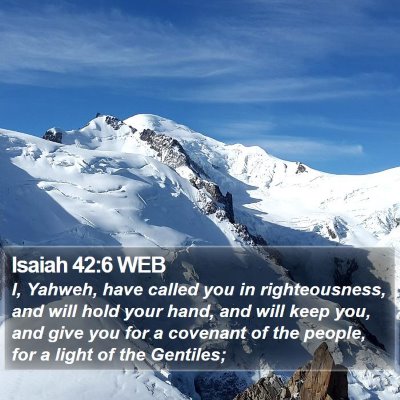 Isaiah 42:6 WEB Bible Verse Image