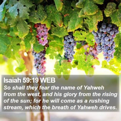 Isaiah 59:19 WEB Bible Verse Image