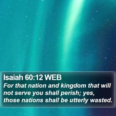 Isaiah 60:12 WEB Bible Verse Image
