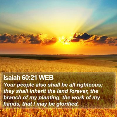 Isaiah 60:21 WEB Bible Verse Image