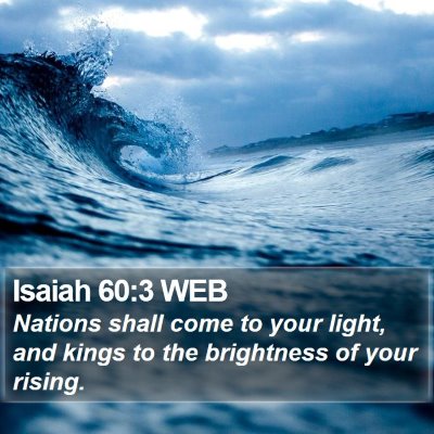 Isaiah 60:3 WEB Bible Verse Image
