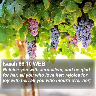 Isaiah 66:10 WEB Bible Verse Image