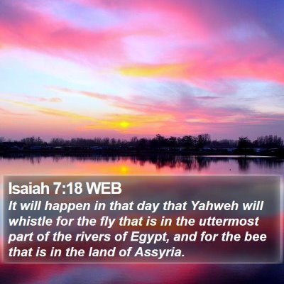 Isaiah 7:18 WEB Bible Verse Image