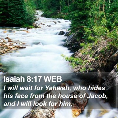 Isaiah 8:17 WEB Bible Verse Image