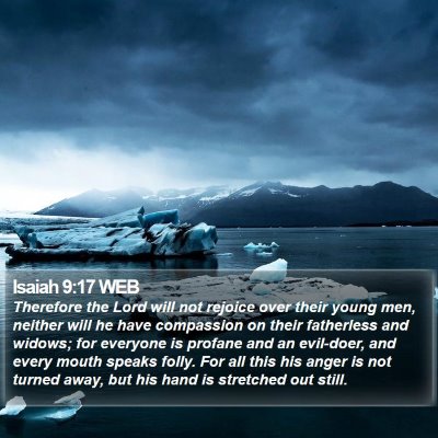 Isaiah 9:17 WEB Bible Verse Image
