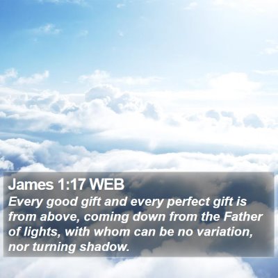 James 1:17 WEB Bible Verse Image
