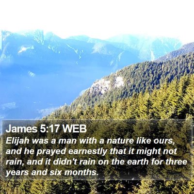 James 5:17 WEB Bible Verse Image
