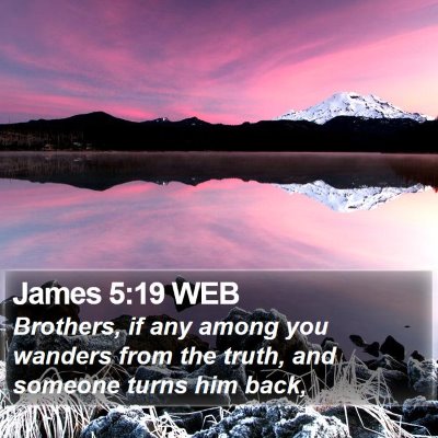 James 5:19 WEB Bible Verse Image