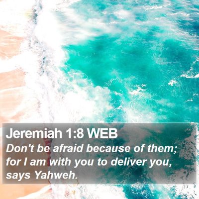 Jeremiah 1:8 WEB Bible Verse Image