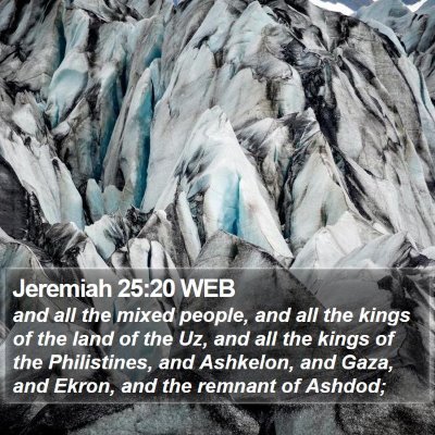 Jeremiah 25:20 WEB Bible Verse Image