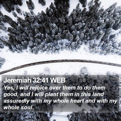 Jeremiah 32:41 WEB Bible Verse Image