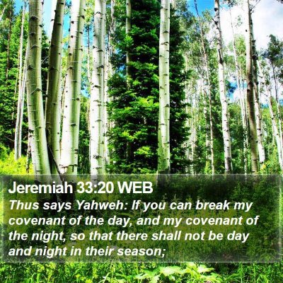 Jeremiah 33:20 WEB Bible Verse Image