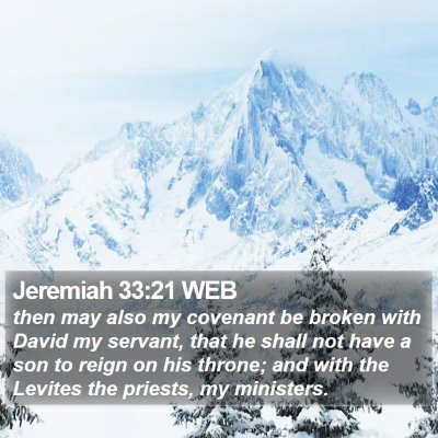 Jeremiah 33:21 WEB Bible Verse Image