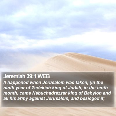 Jeremiah 39:1 WEB Bible Verse Image