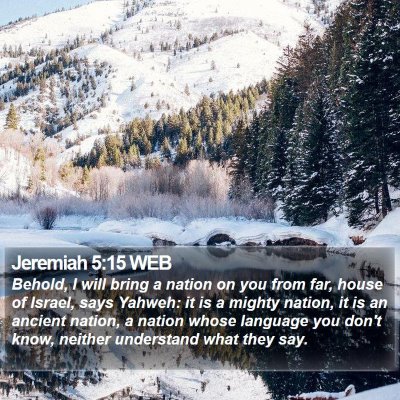 Jeremiah 5:15 WEB Bible Verse Image