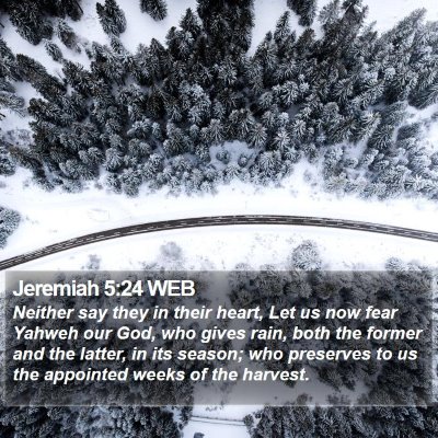 Jeremiah 5:24 WEB Bible Verse Image