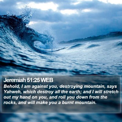 Jeremiah 51:25 WEB Bible Verse Image